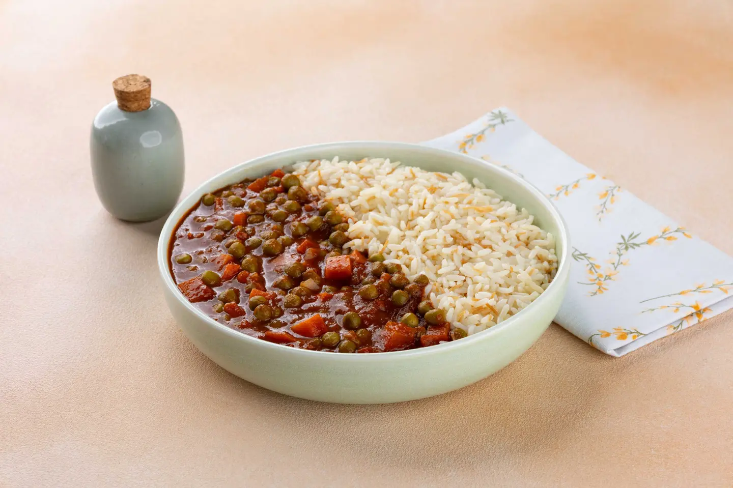 Vegetarian Bazella & Rice