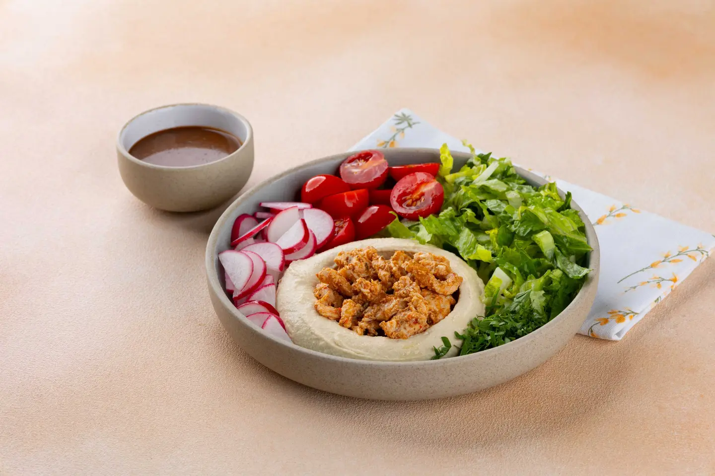 بولة شاورما دجاج وحمص