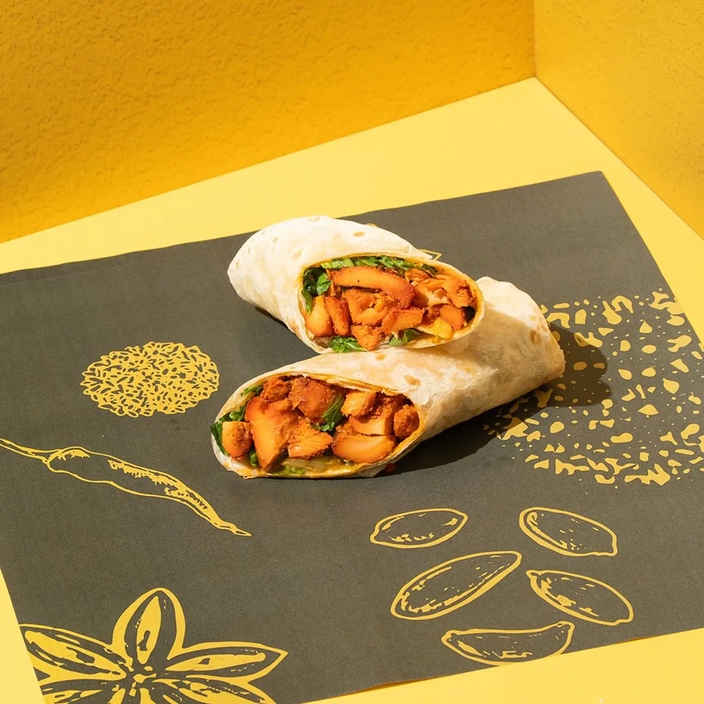 Butter Chicken Wrap Xl