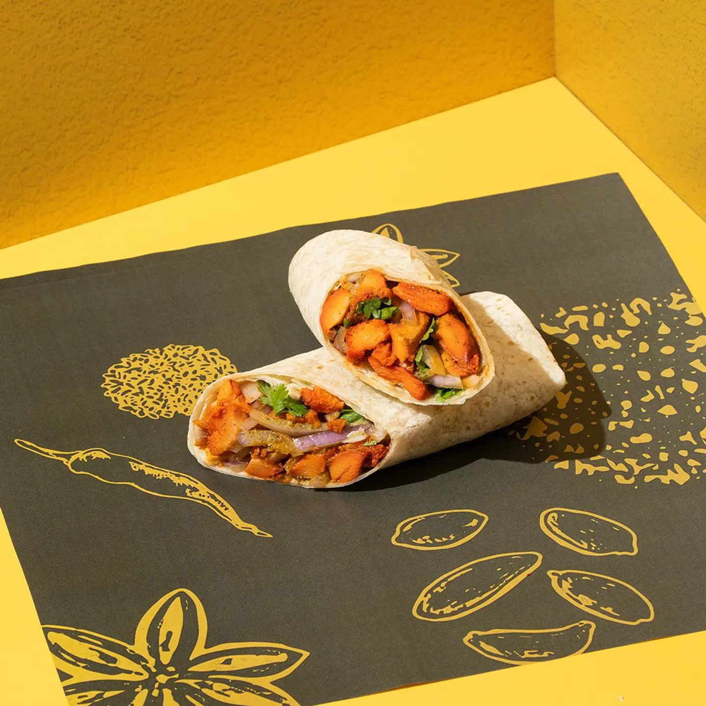 Chicken Tikka Wrap Xl