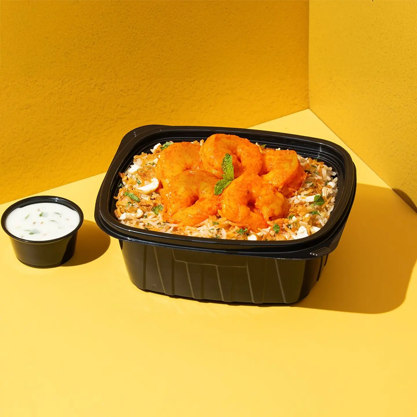 Dum Prawns Biryani