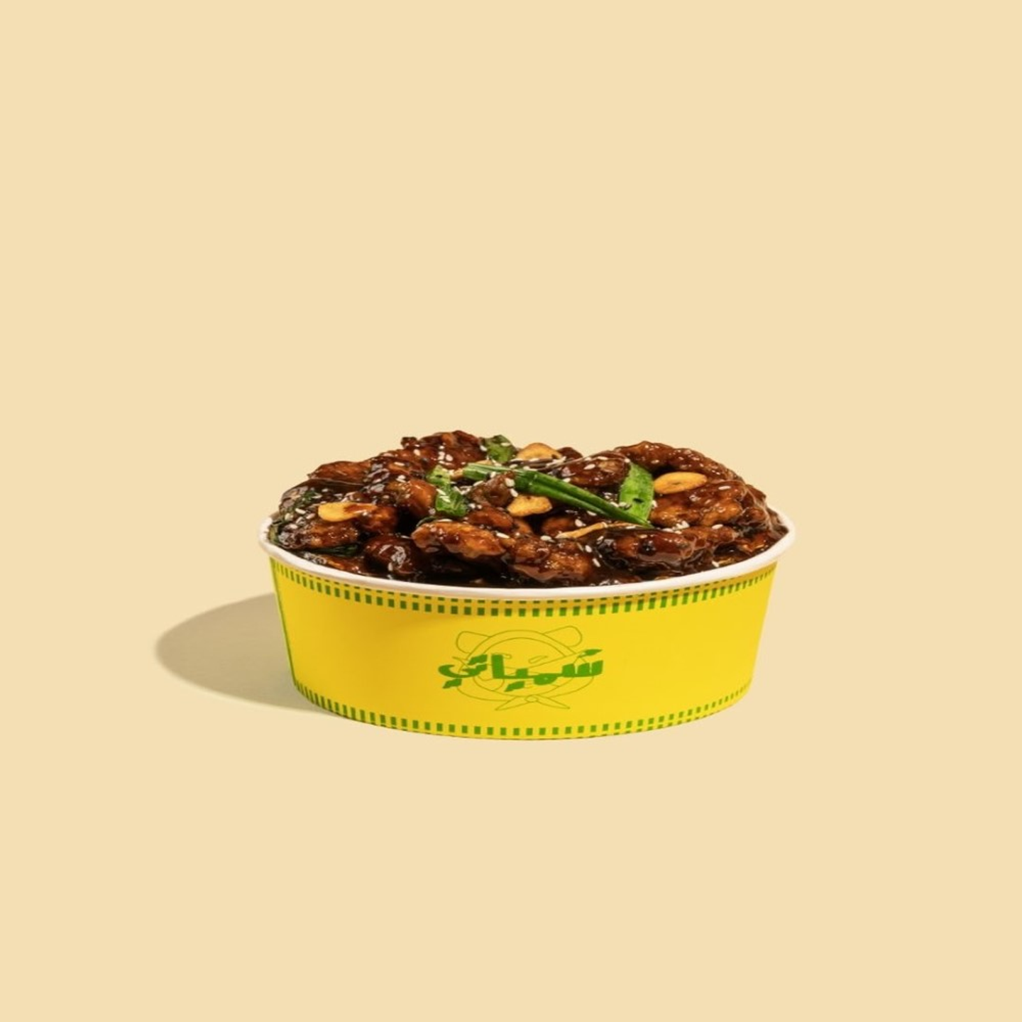 طبق لحم منغولي
