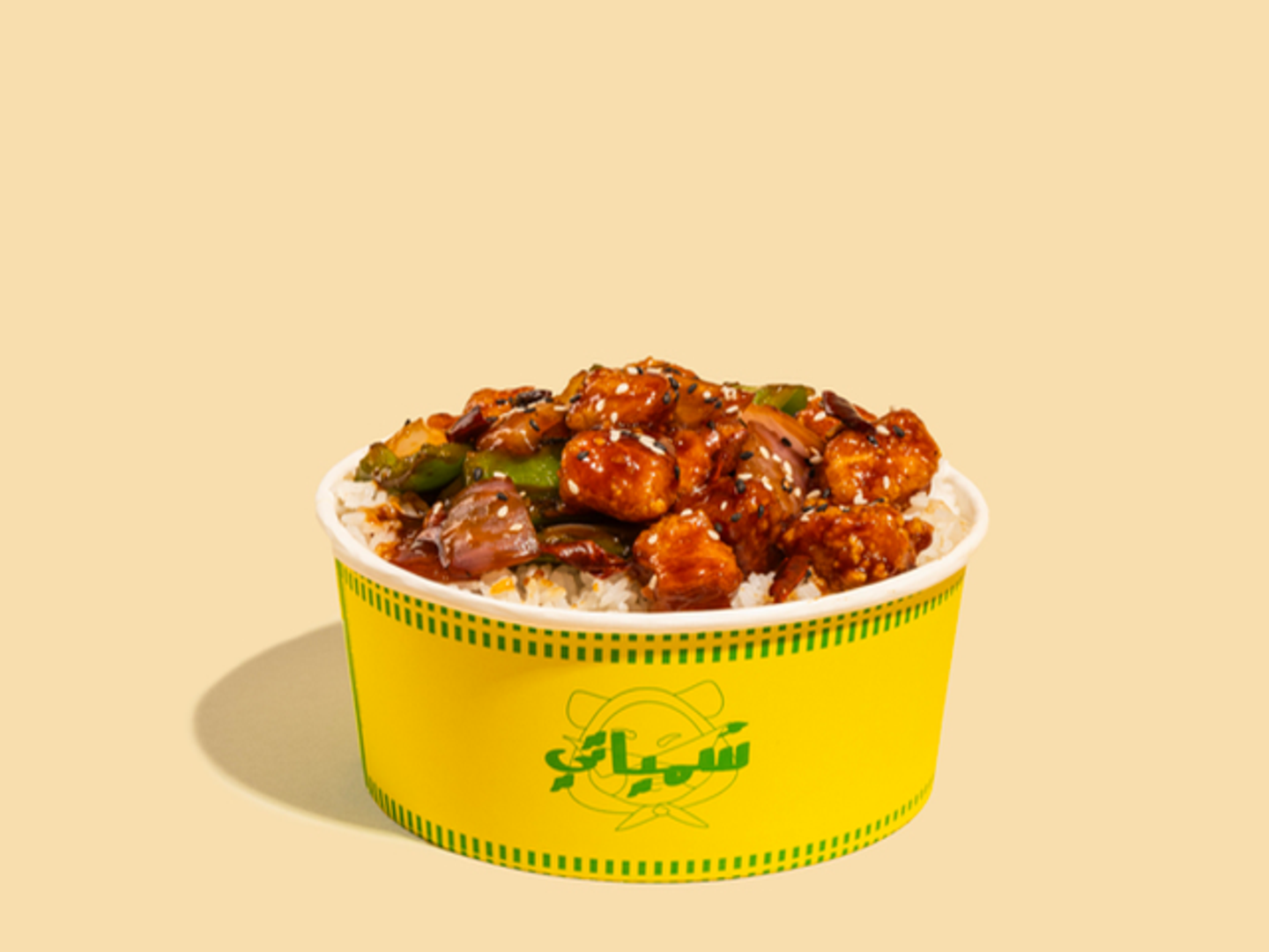 دجاج صيني بالصويا والخضار