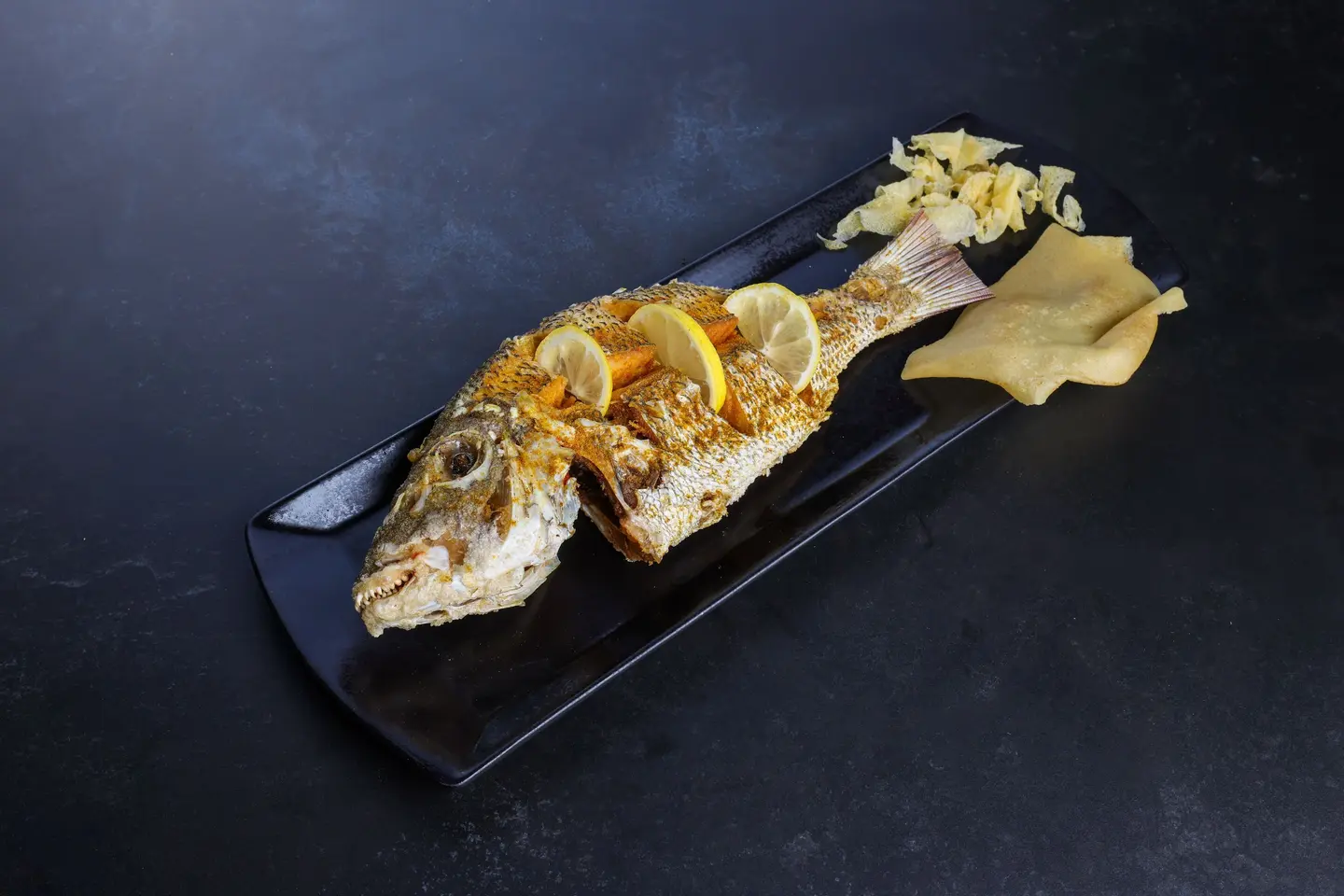 سمك شعور قمر مقلي