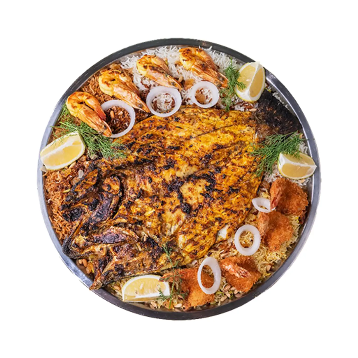 وليمة سمك صغير