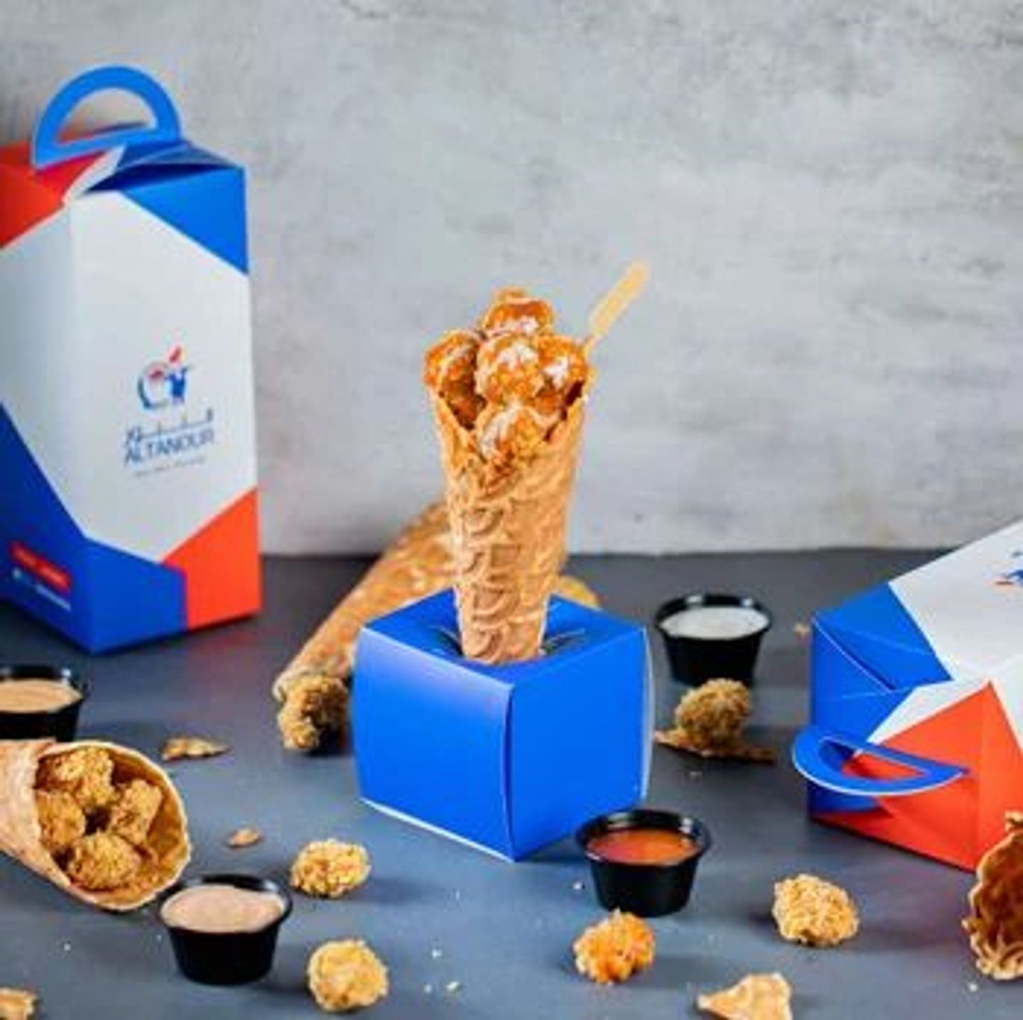 Popcorn Chicken Cone