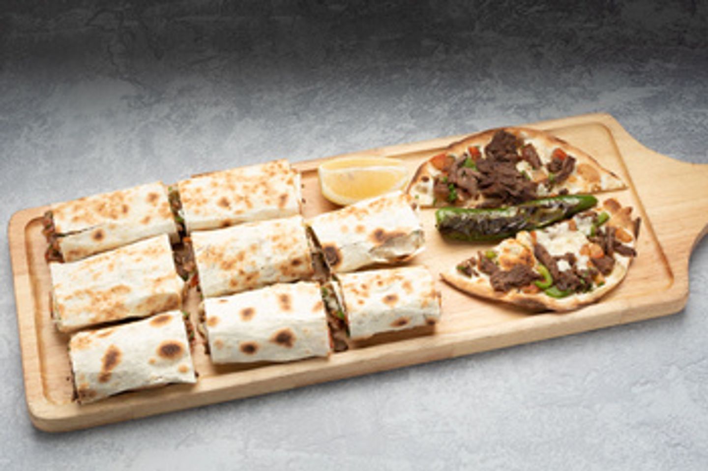 Turkish Roll Beef Shawarma
