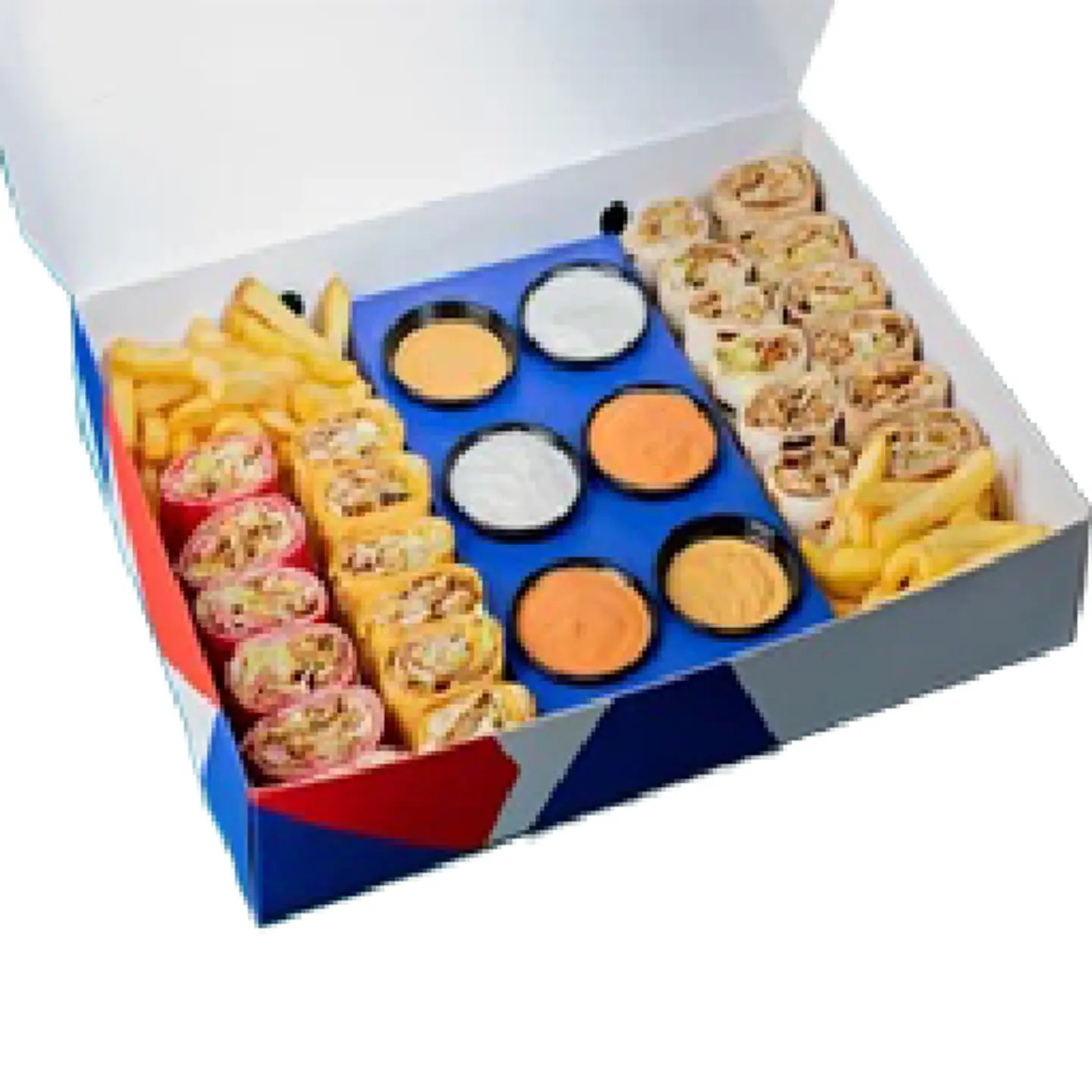 Shawarma With Tortilla Bread 24 Pieces - Shawarma Mix Box 24