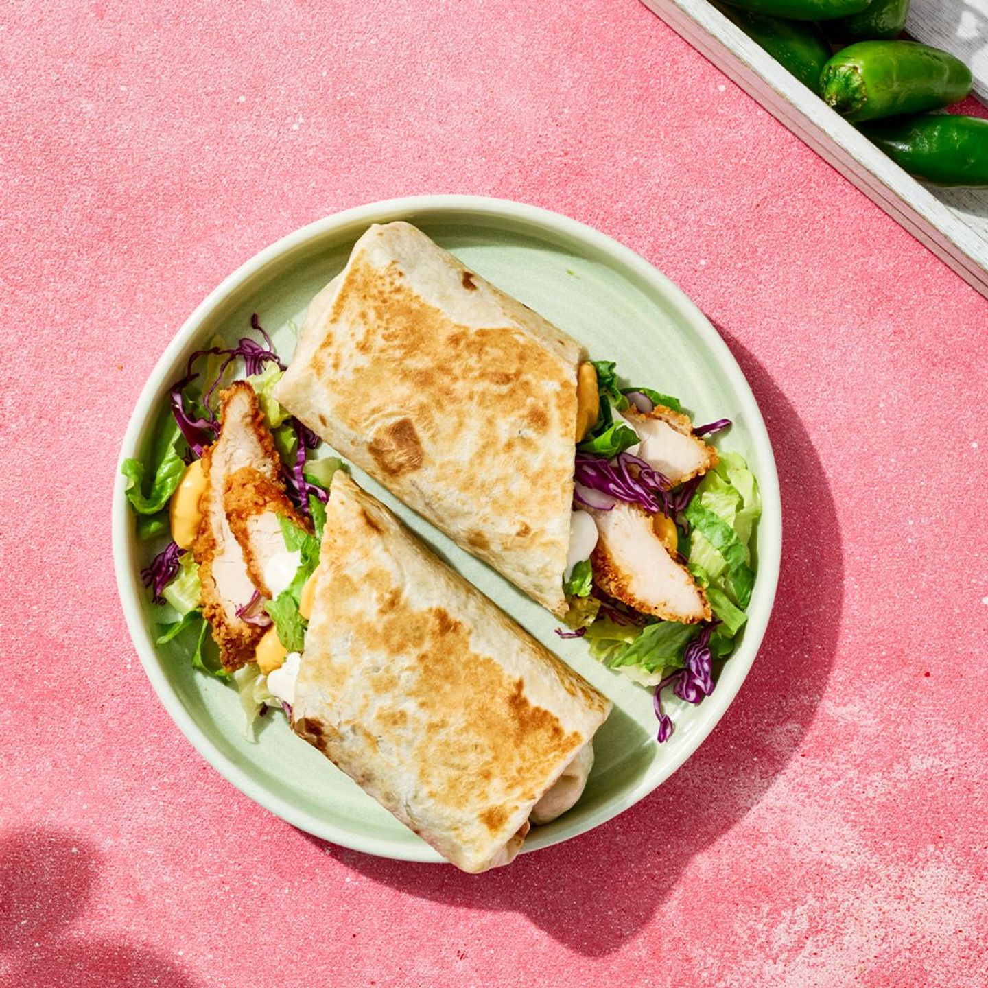 Crispy Chicken Burrito