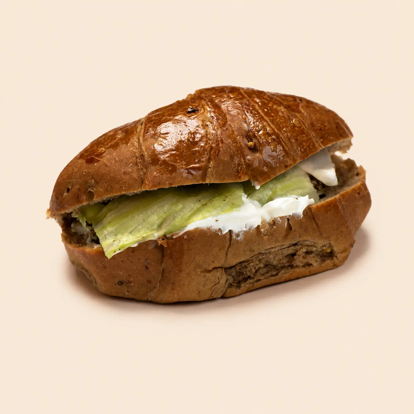 Labnah & Zaatar Multigrain Croissants