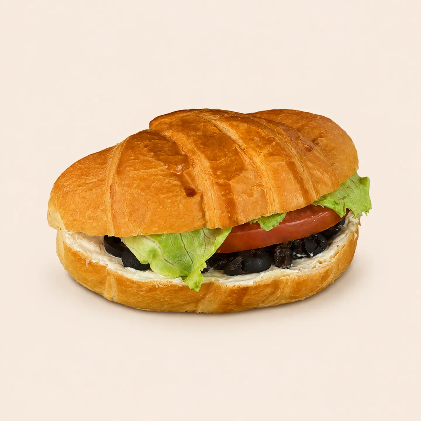 Labnah & Black Olives Croissants