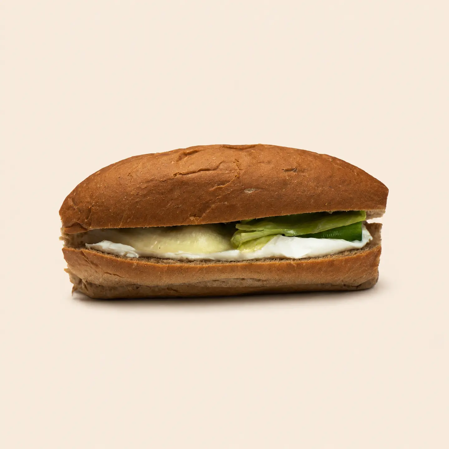 Labnah & Cucumber Brown Baguette