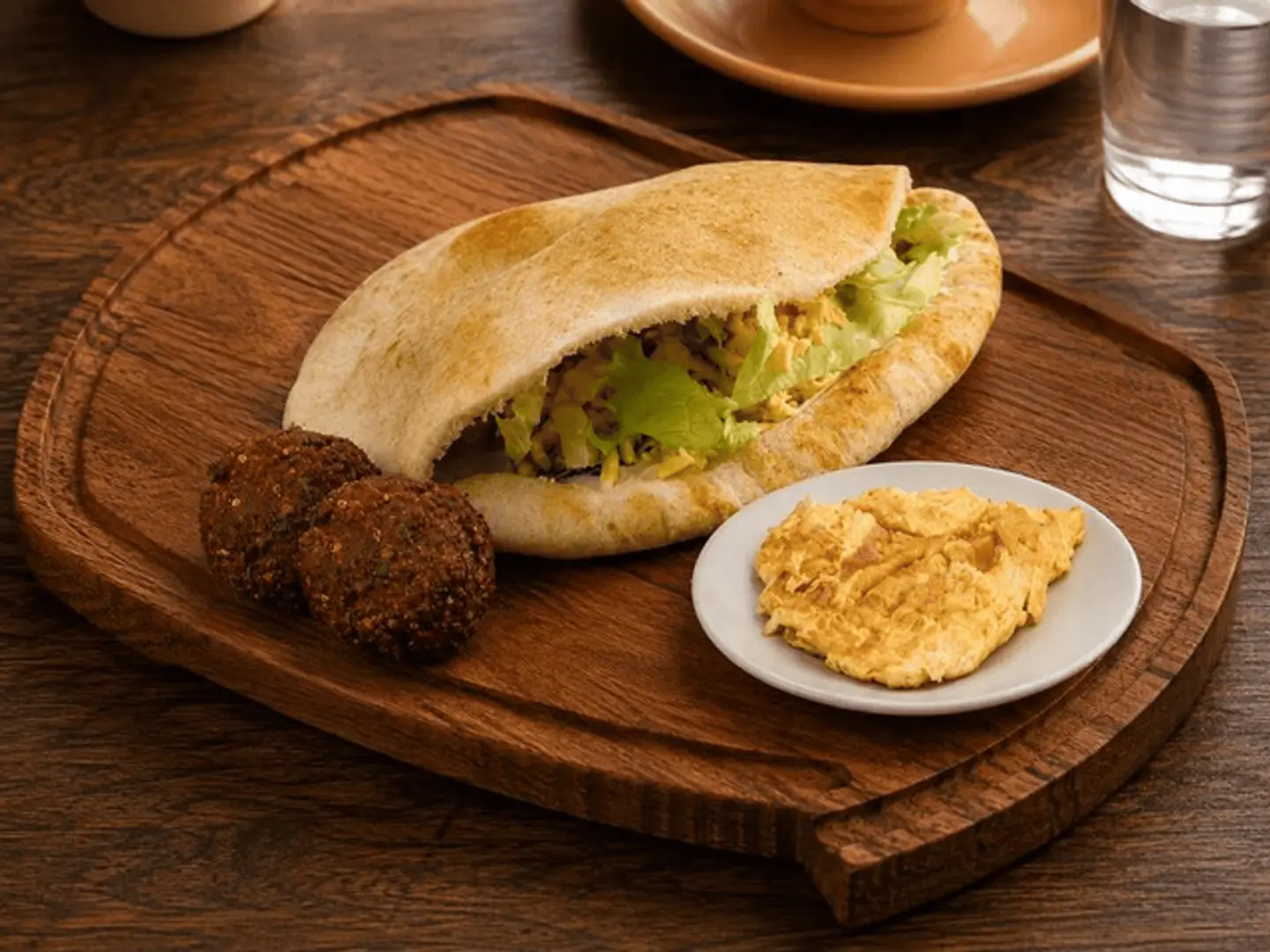 طعمية بالبيض مقلي