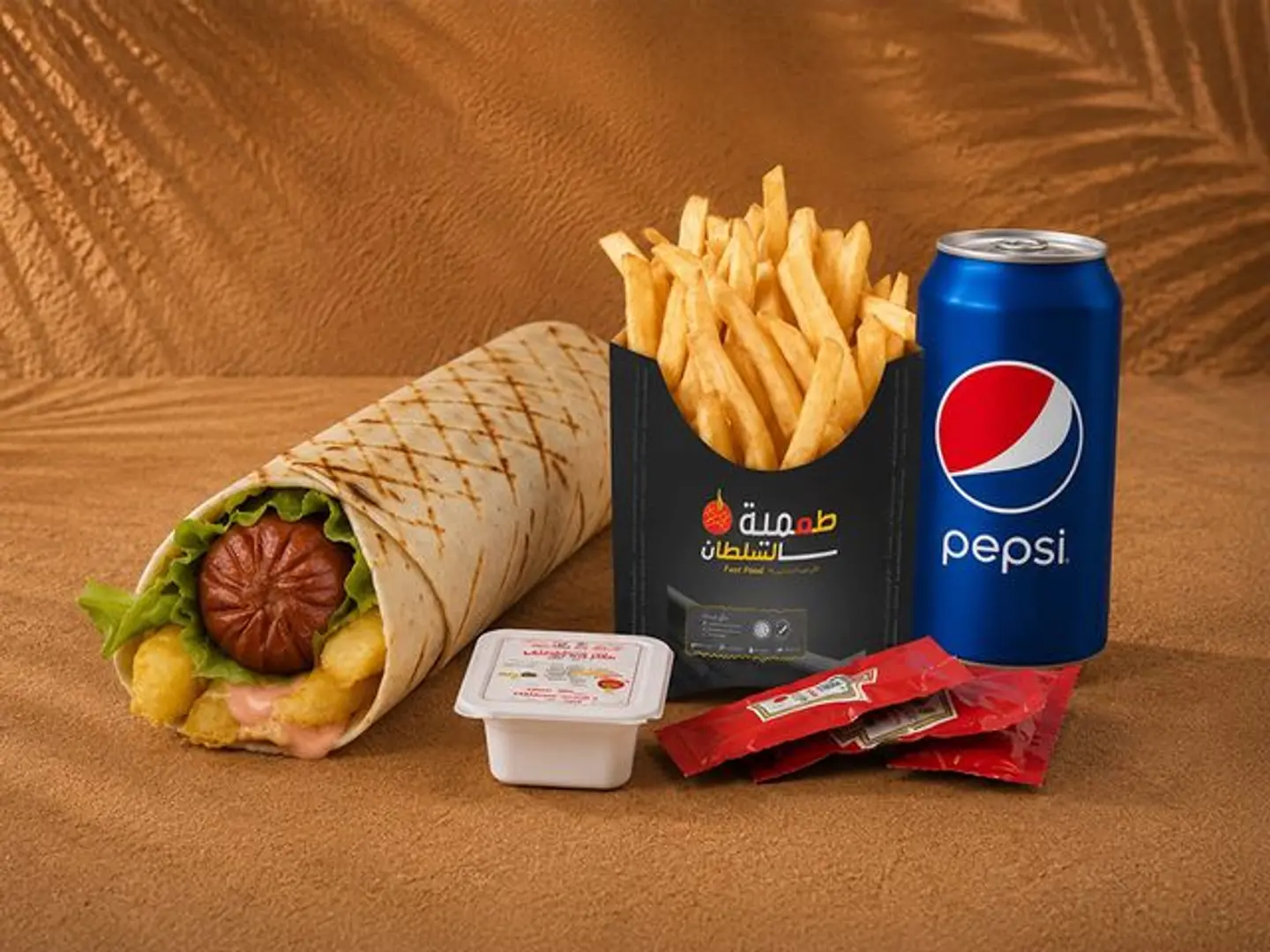 وجبة سجق دجاج