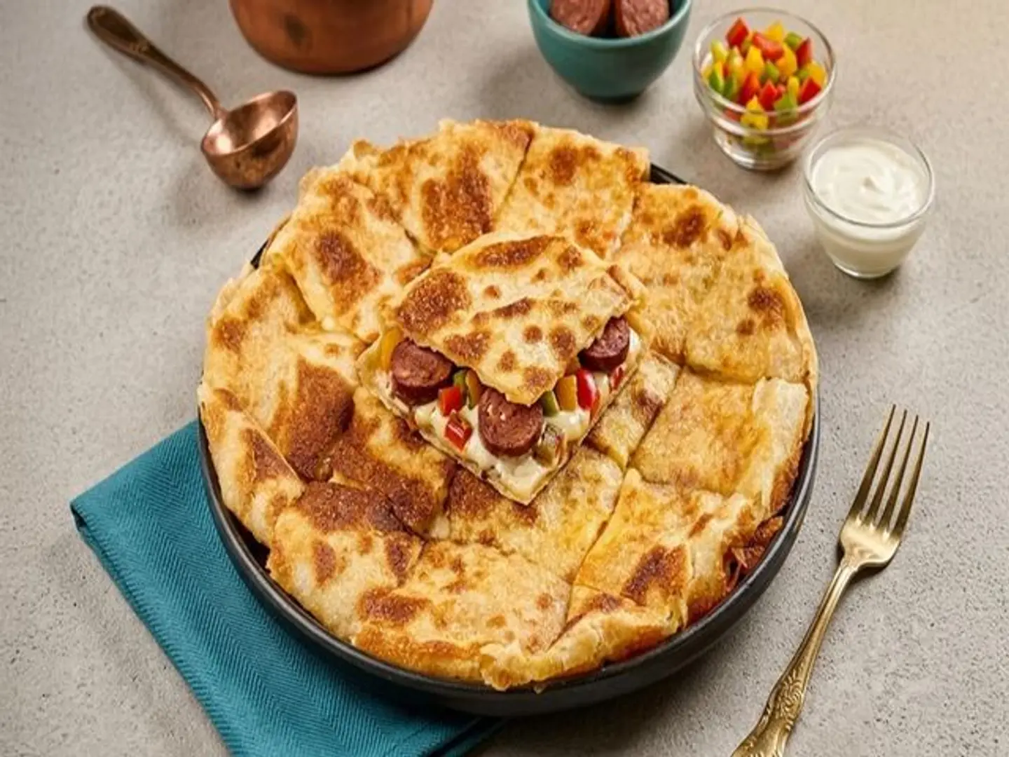 فطيرة سجق كيرى