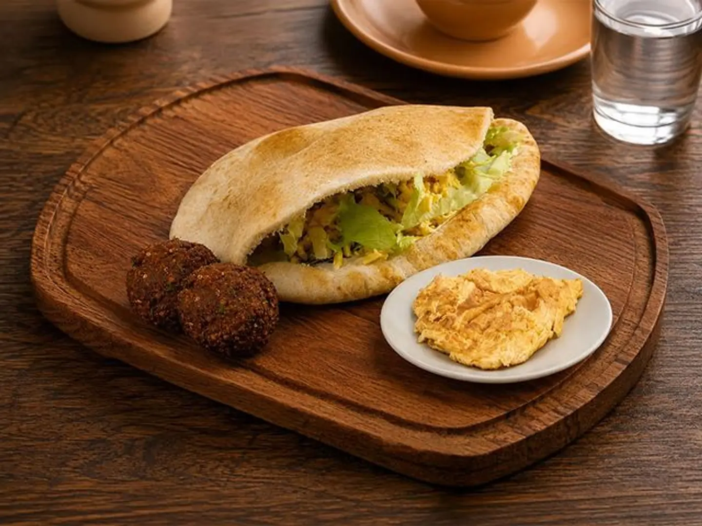 طعمية بالبيض مقلي