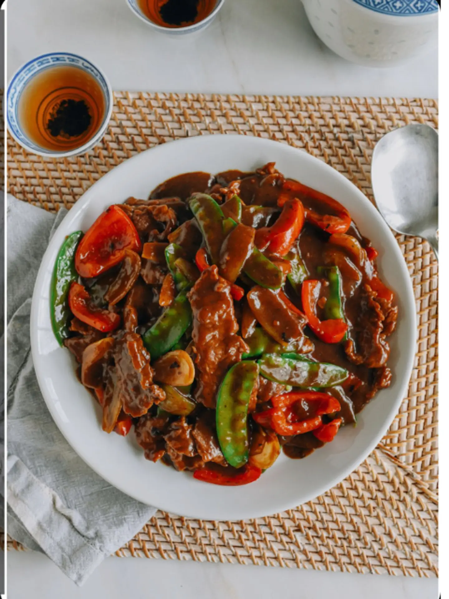 Beef Fried In Red Sauce