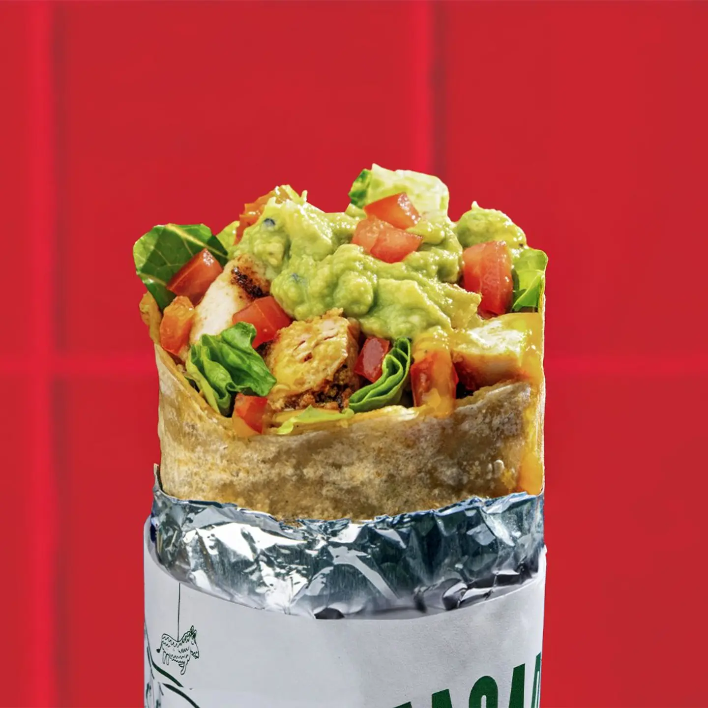 Light Chicken Burrito