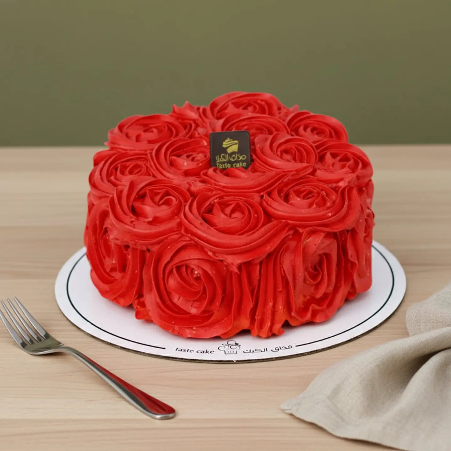 روز كيك احمر