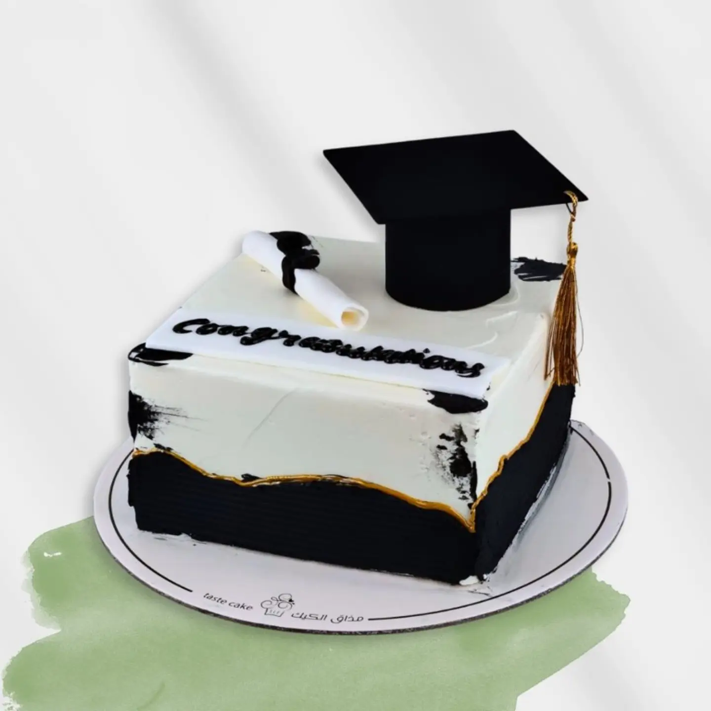 نيكد كيك التخرج مربعة