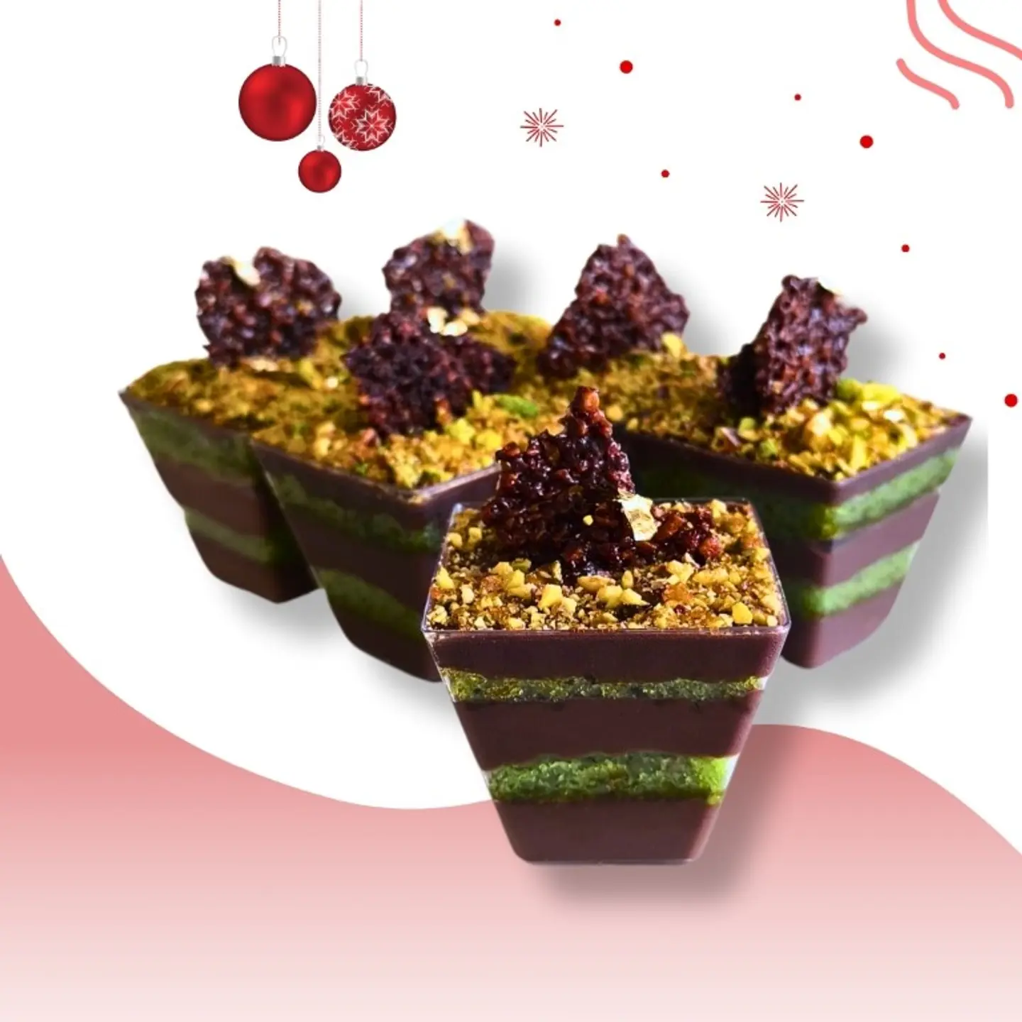 Nutella Pistachio Cups