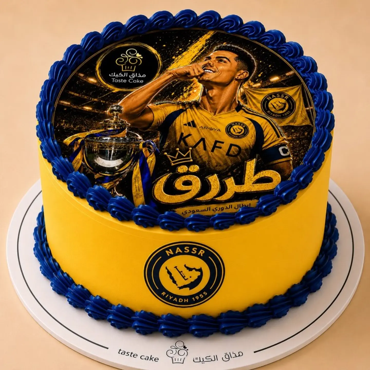 Al Nassr Saudi League Champions Cake