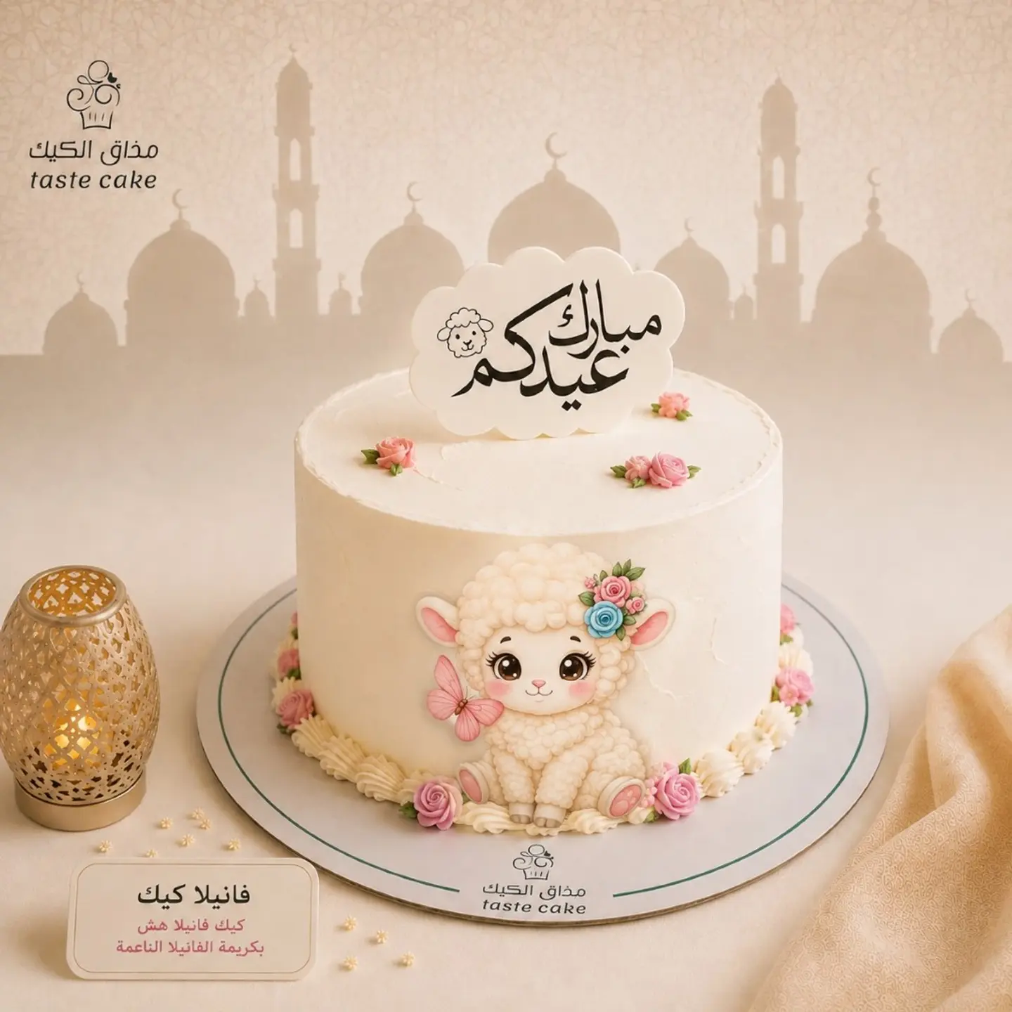 Pink Eid Cake