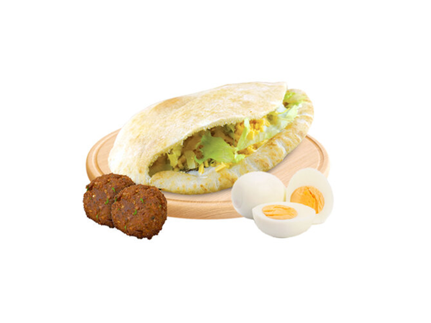 Falafel With Boiled Egg