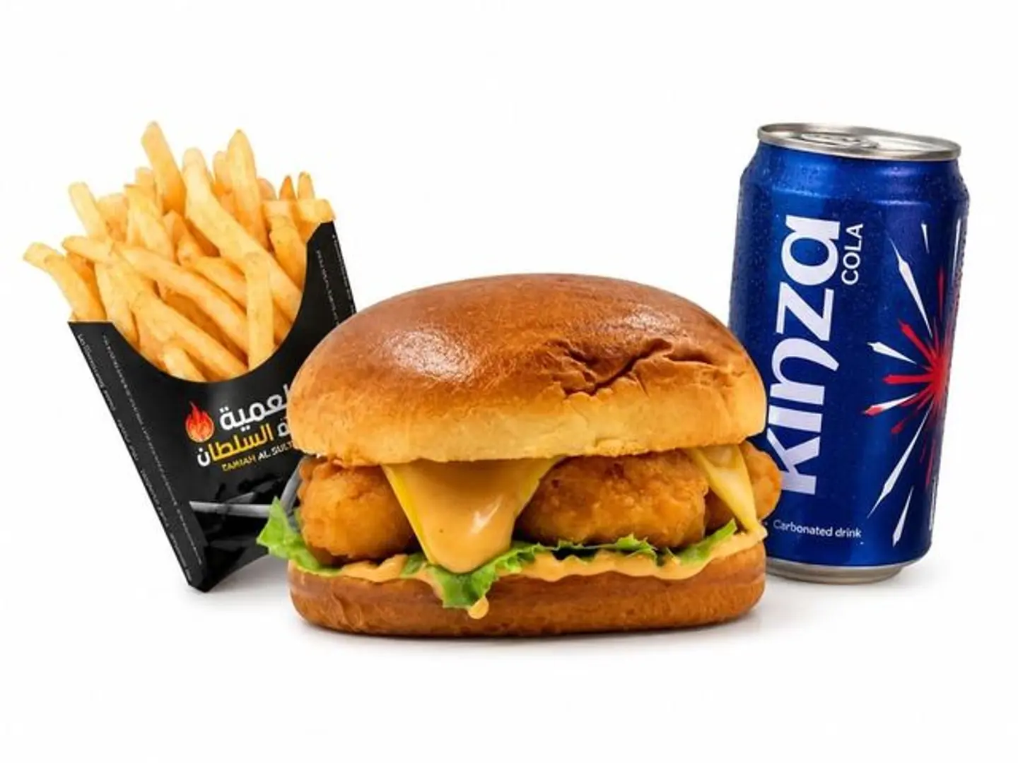 Shrimp Burger Meal