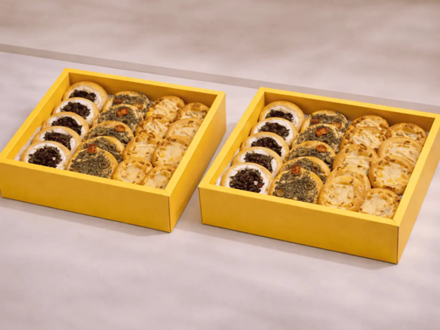 Mini Manakish Pastries – 36 Pieces