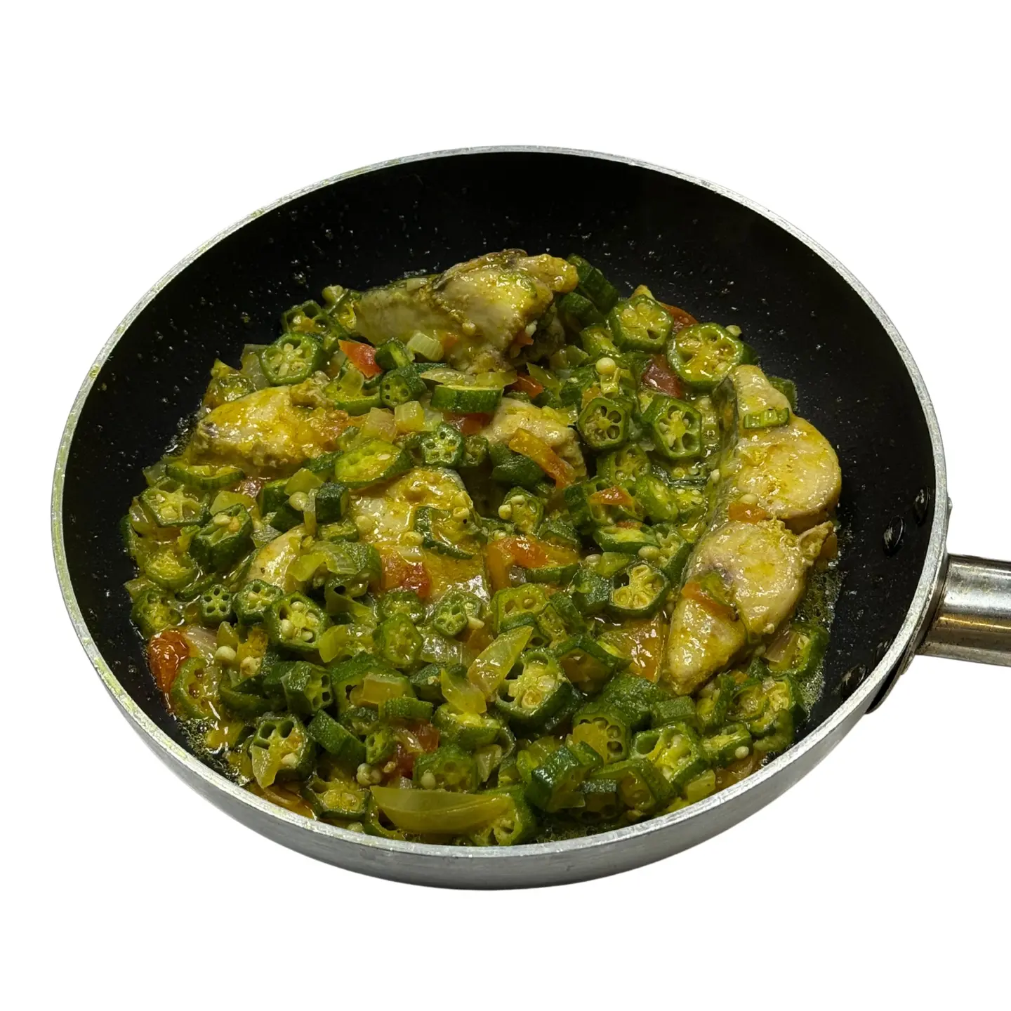 Okra Fish Pan