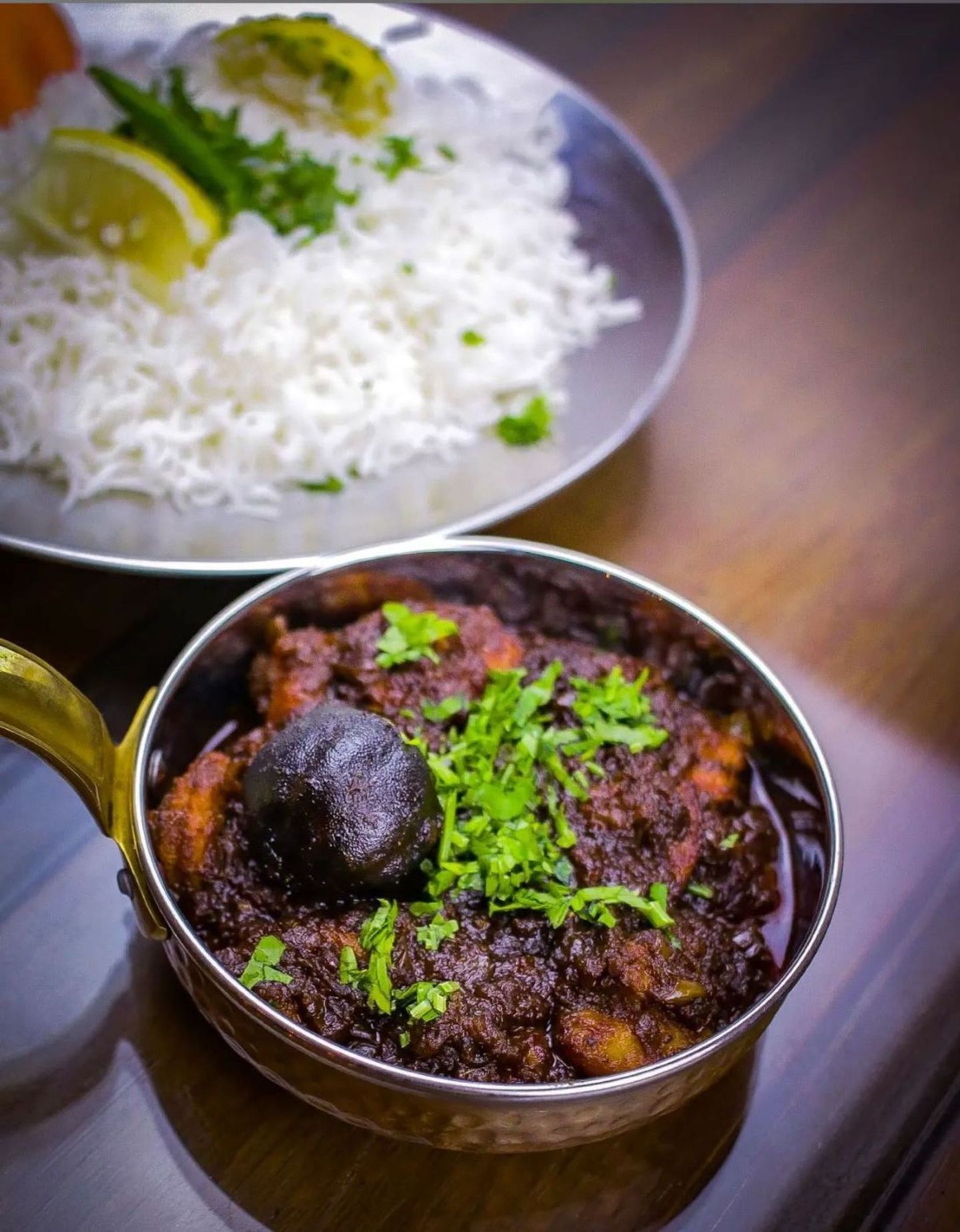 حمصة روبيان مع الأرز