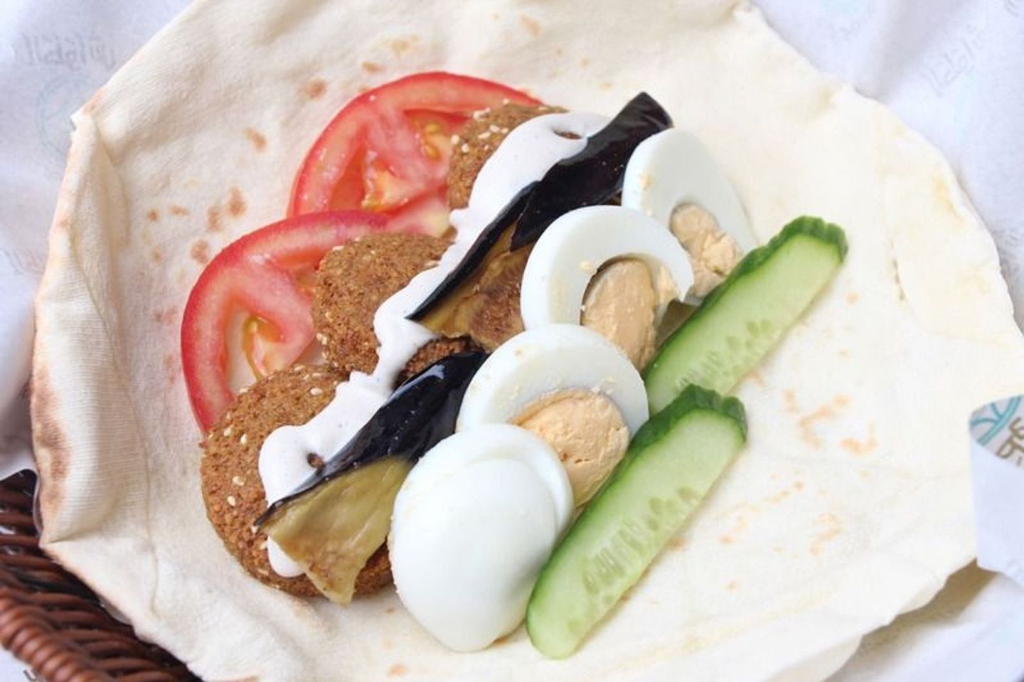 Mixed Falafel Sandwich
