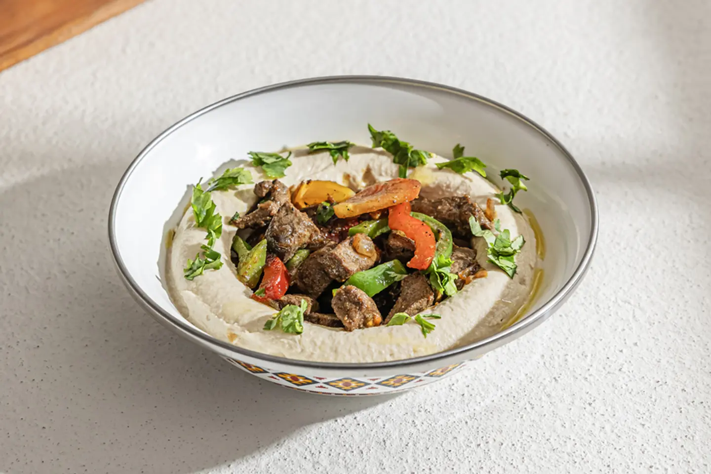 كبدة بالحمص