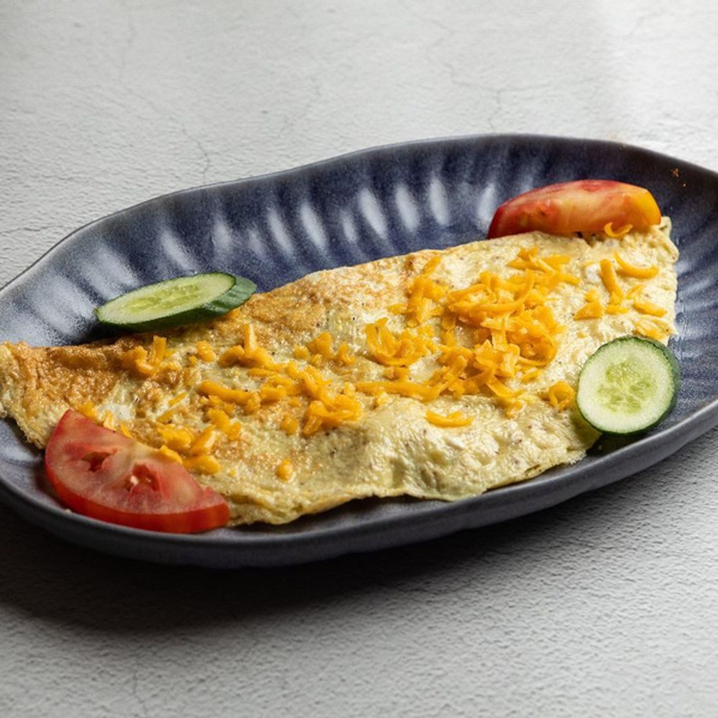 Plain Eggs With Cheese