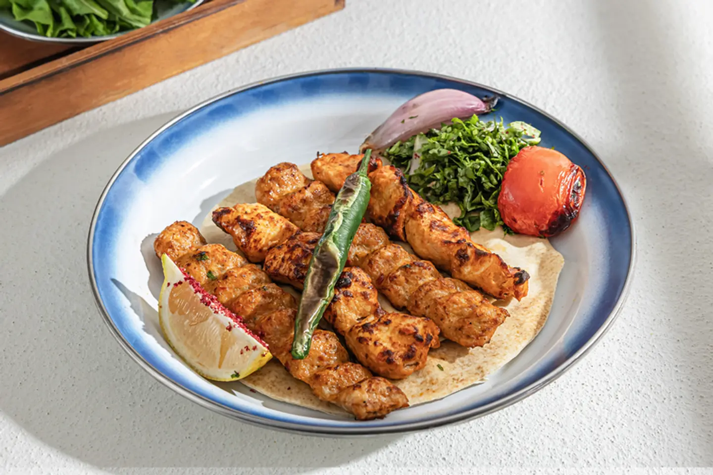 مشكل دجاج 4 أسياخ