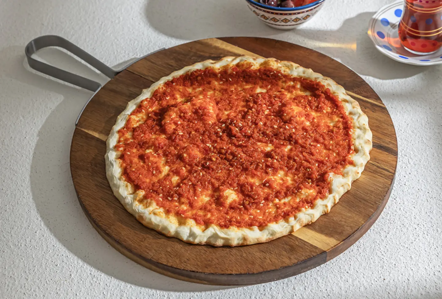 فطيرة محمرة بالجبن