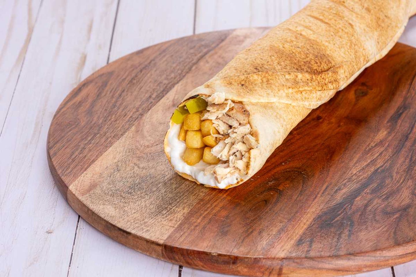 ساندوتش دجاج مسحب - كبير