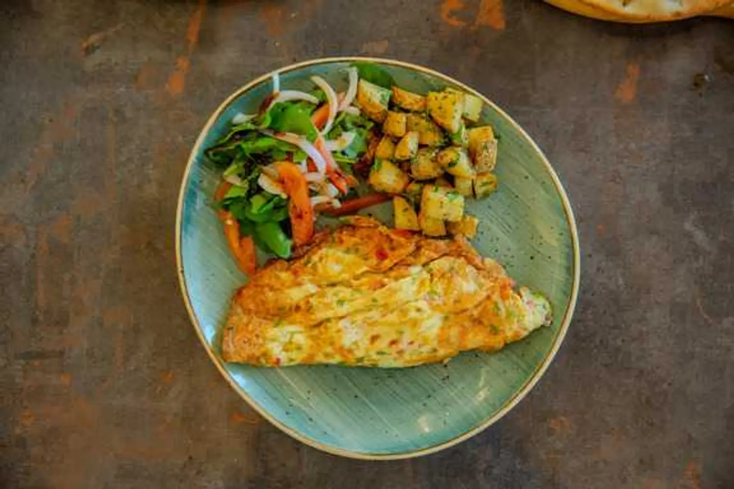 Omelette With Mixed Vegetables