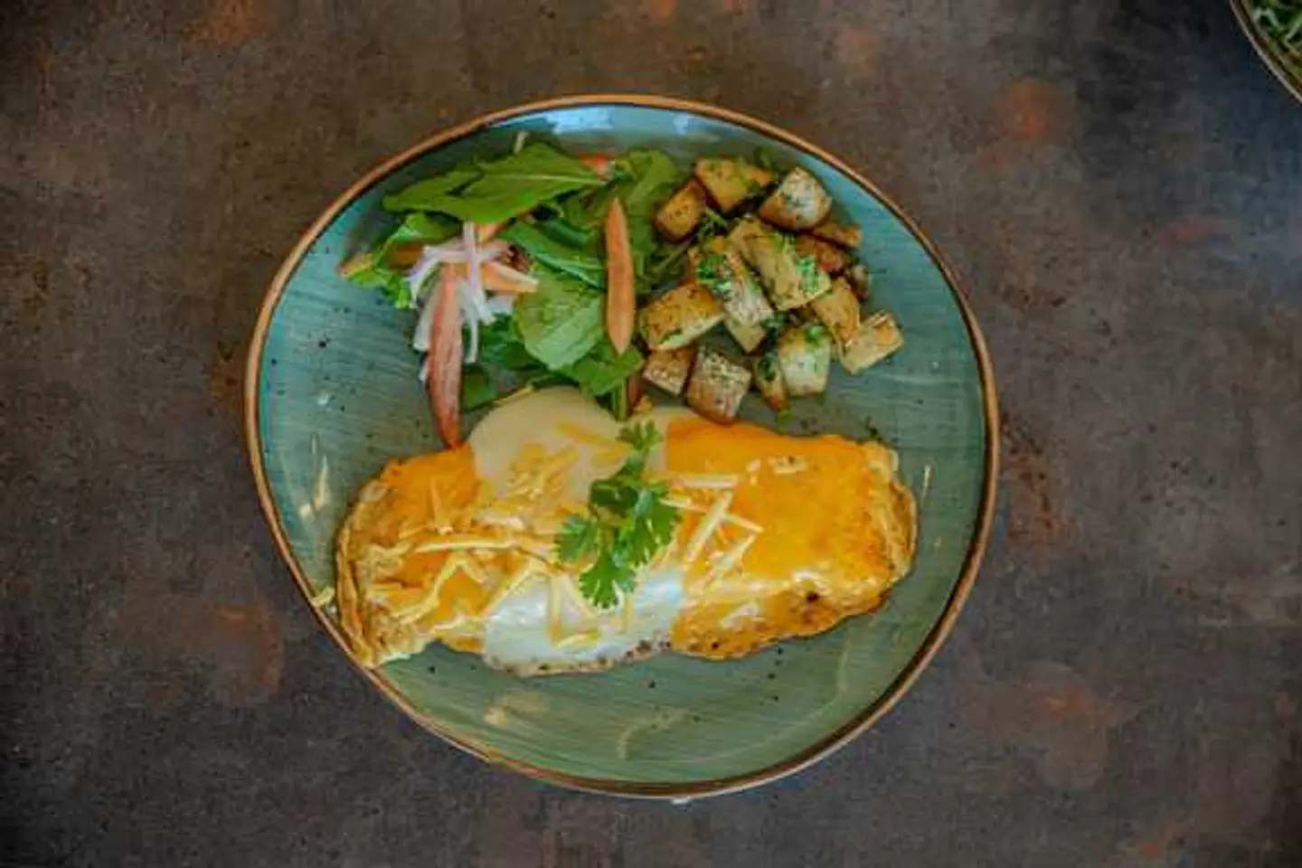Omelette With Mixed Cheese