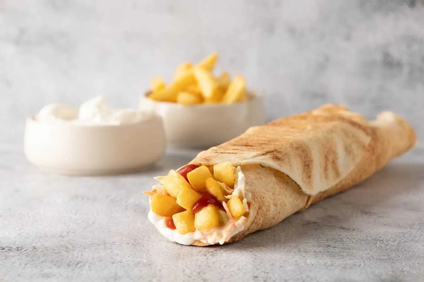Potato Fries Wrap