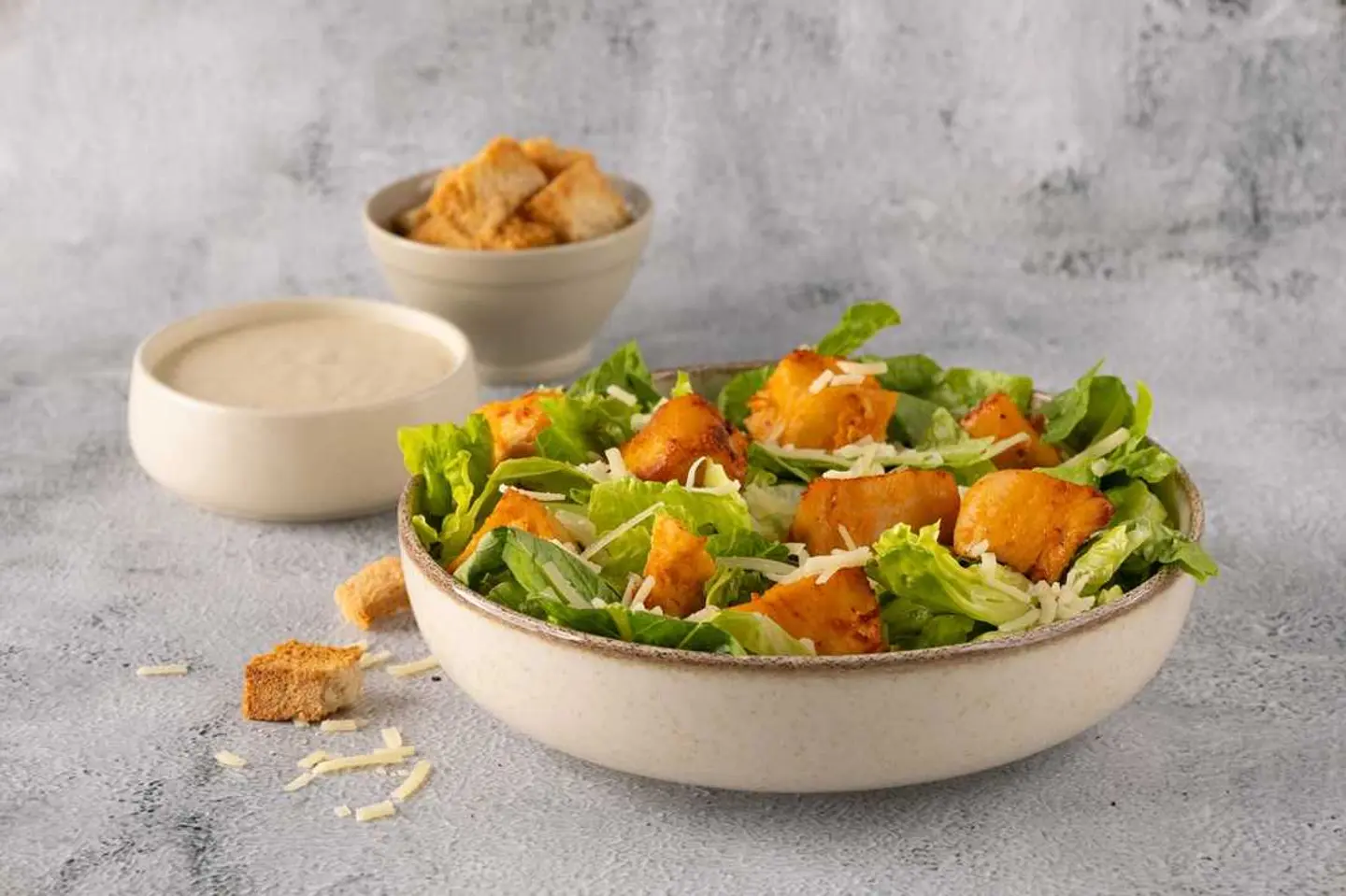 Caesar Tawook Salad