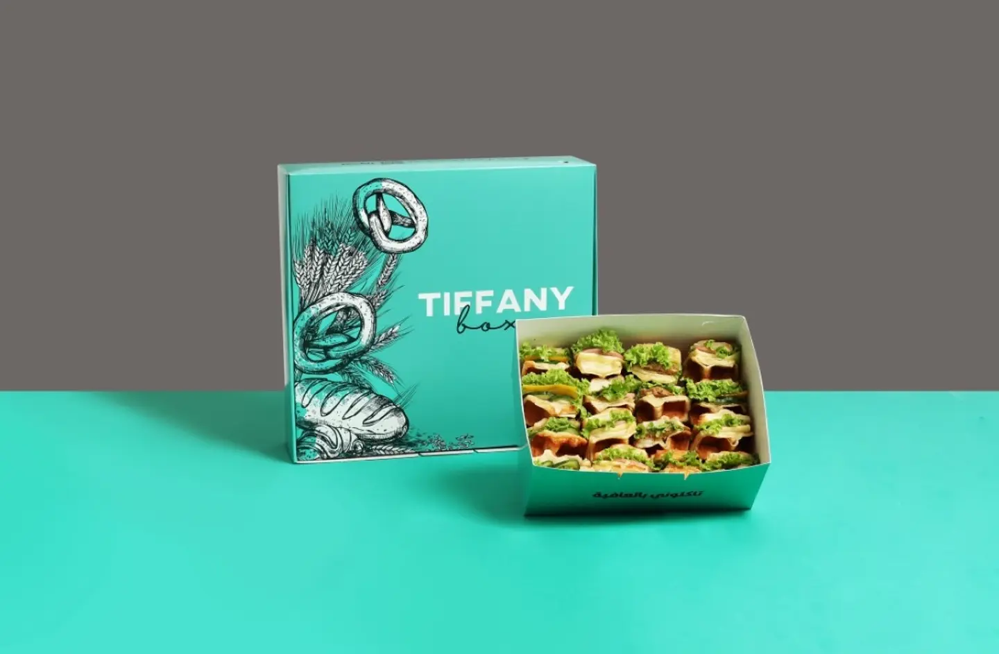 Small Mini Waffle Box