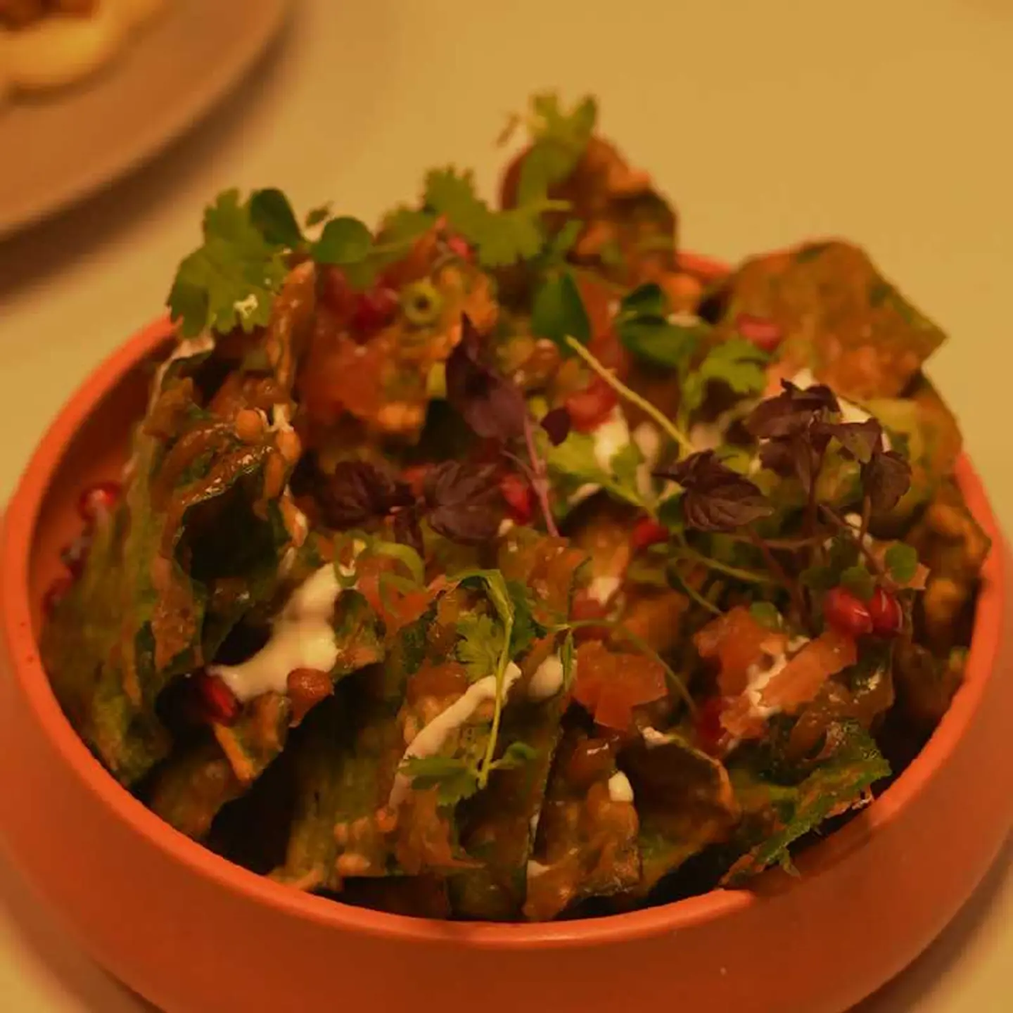 رقائق السبانخ المقرمشة