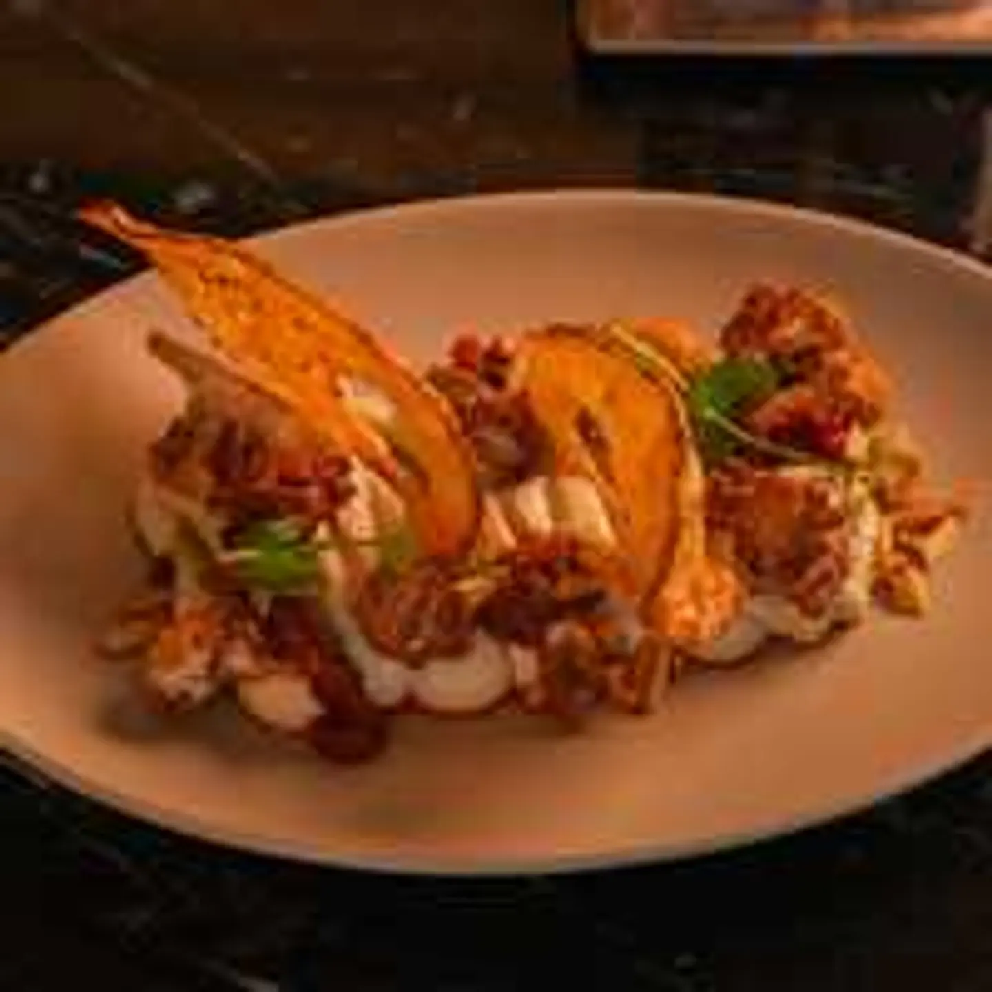 تمبورا القرنبيط مع حمص كريمي