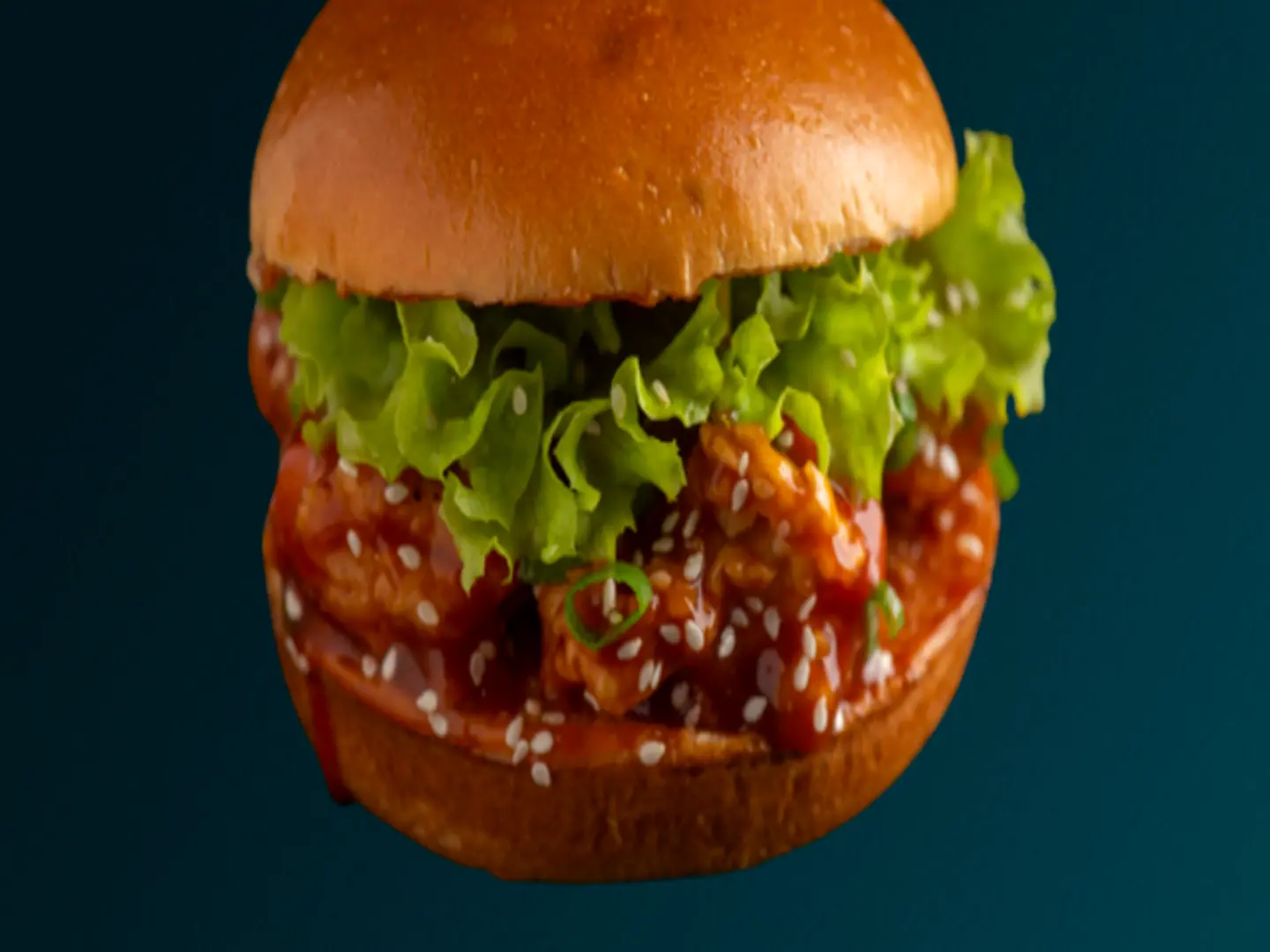 Buffalo Shrimp Burger
