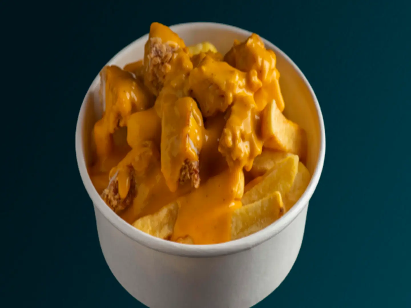 Cheese Fries With Chicken