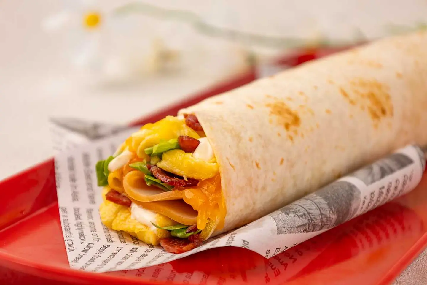 Turkey Egg Cheese Wrap