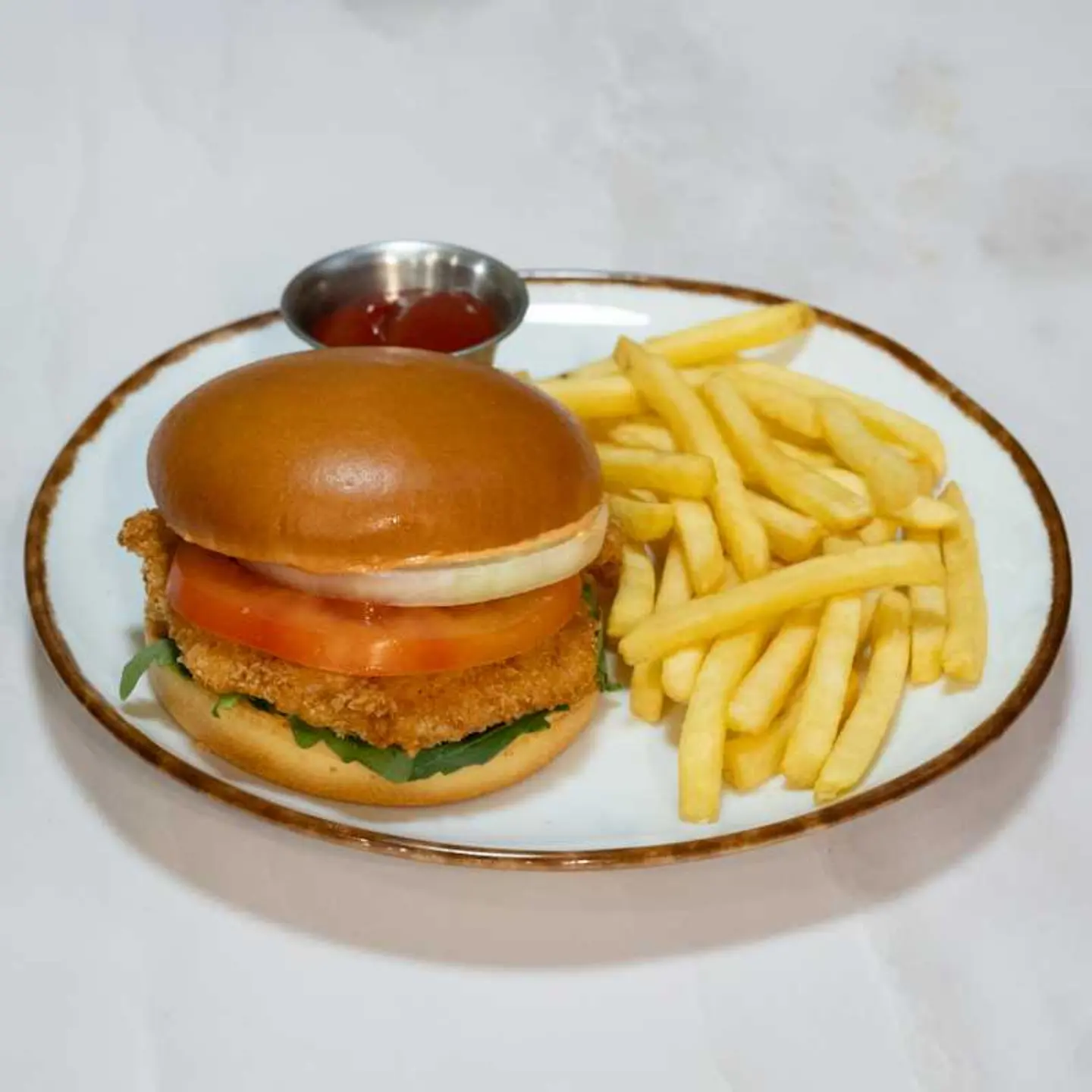 Fried Chicken Brurger