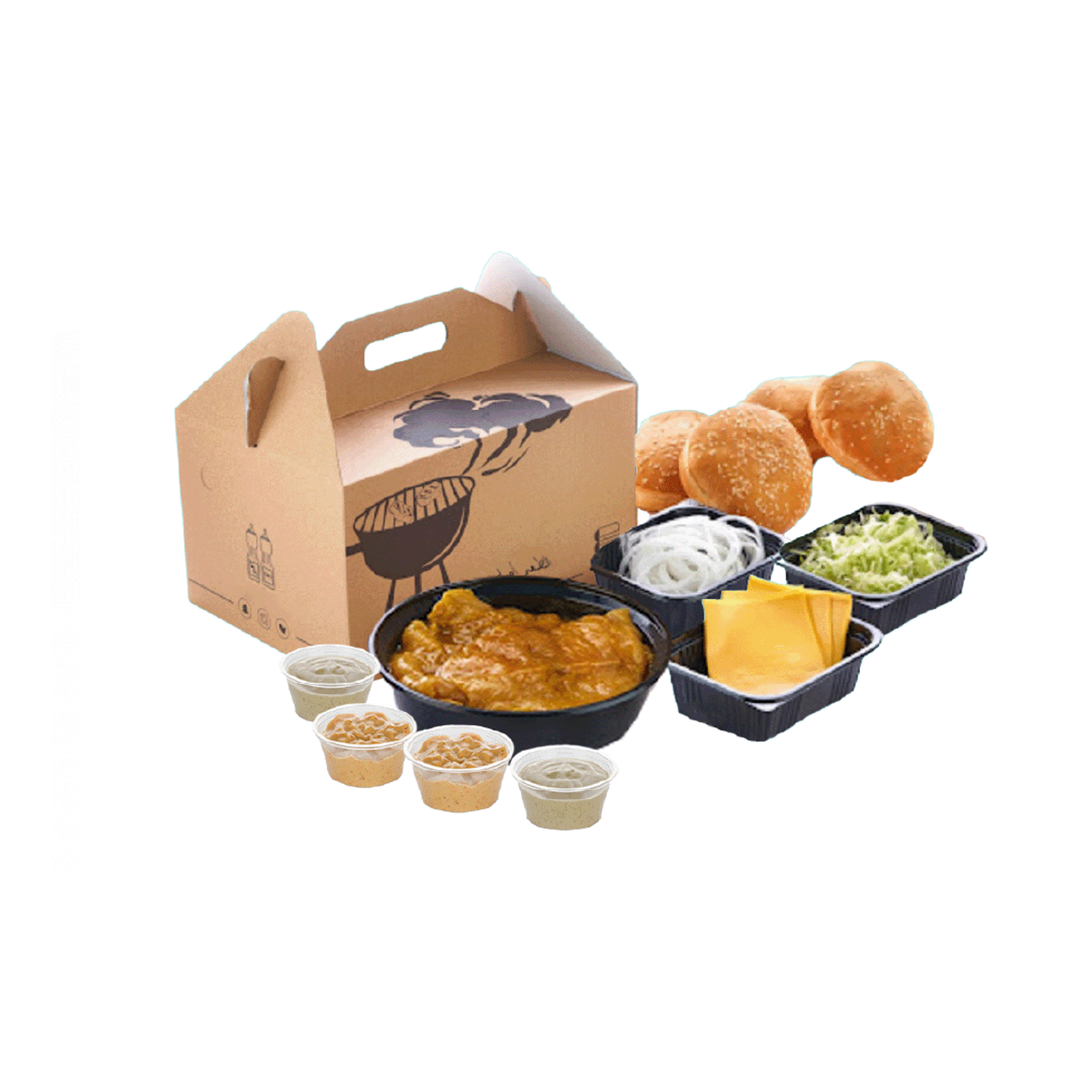 .Barbecue Box Chicken 4 Pieces